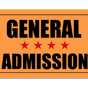 General Admission Drive - In Vehicle Ticket